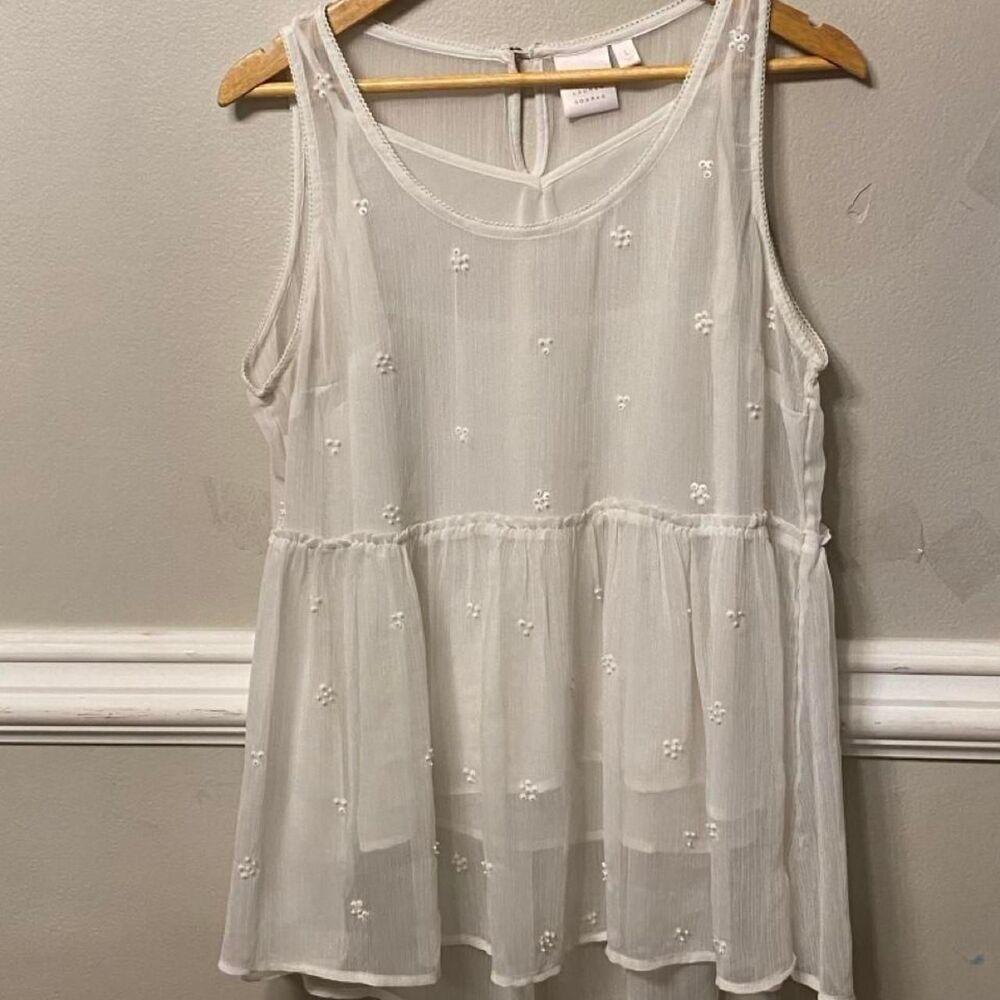 Lc-lauren-conrad Women's White Vest